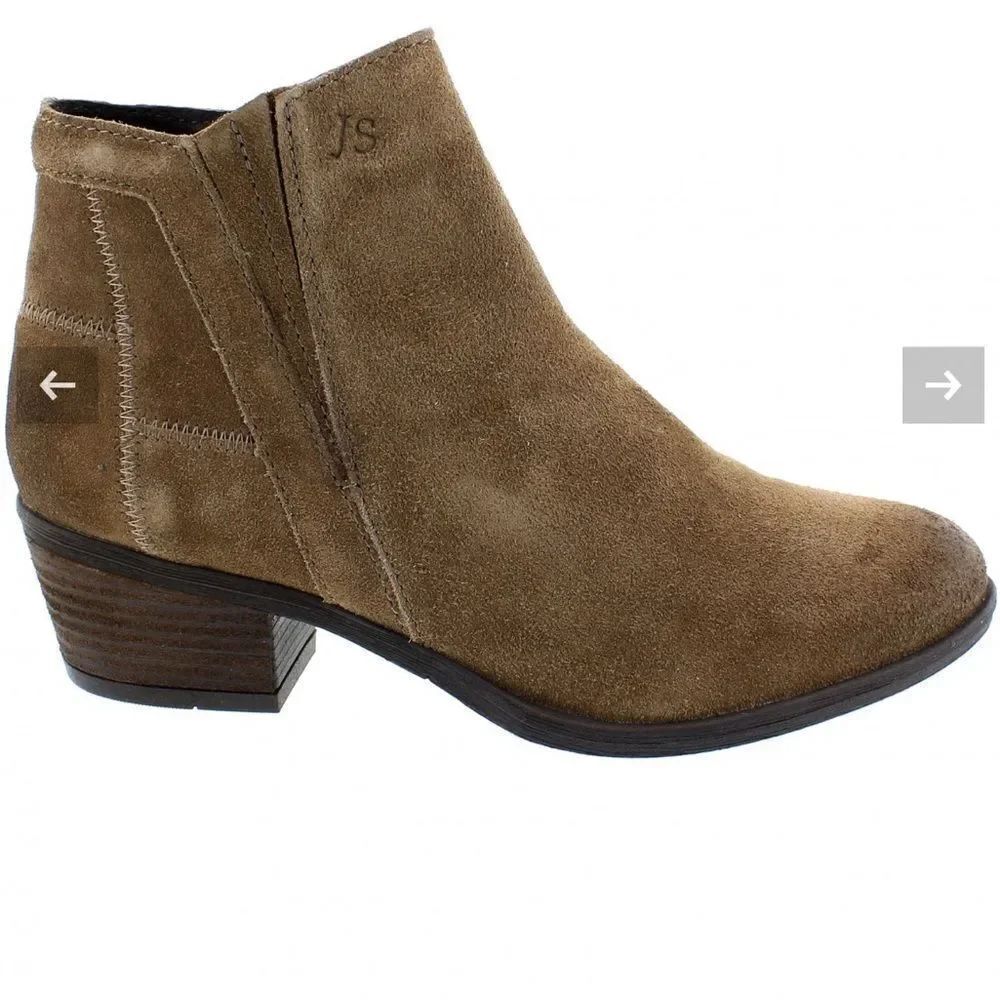 Josef Seibel Daphne09 Brown suede booties, size 39.
